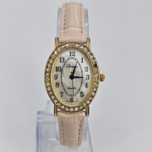 VTG Parmex Women's‎ Watch 24MM MOP Dial New Pink Leather Bands New Battery